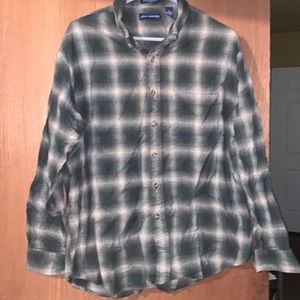 John Ashford Mens Flannel Button Up